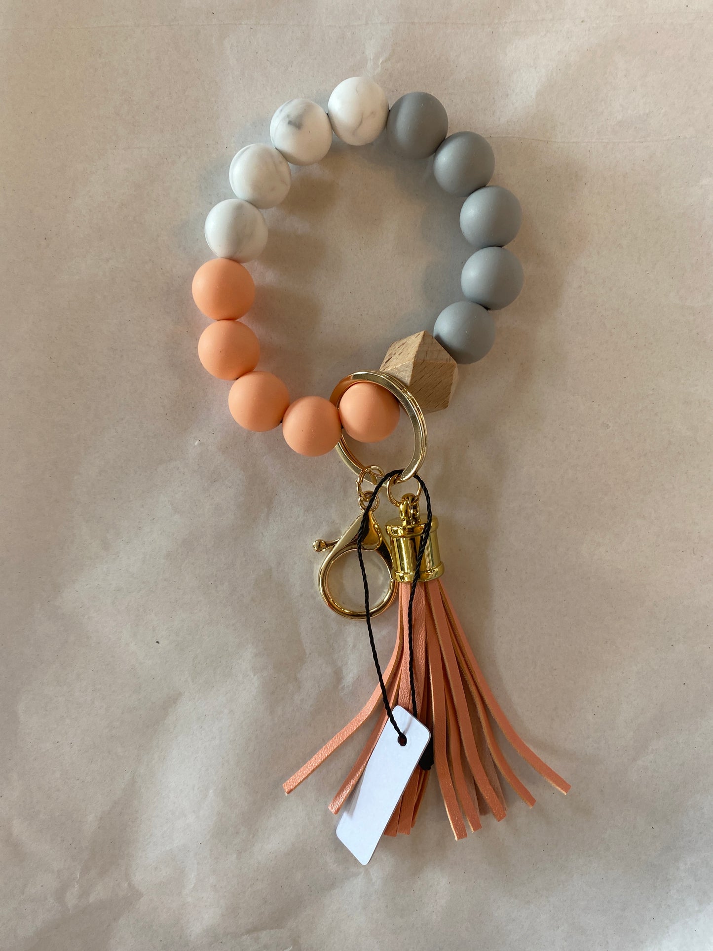 Colorful Soft Bead Keyring