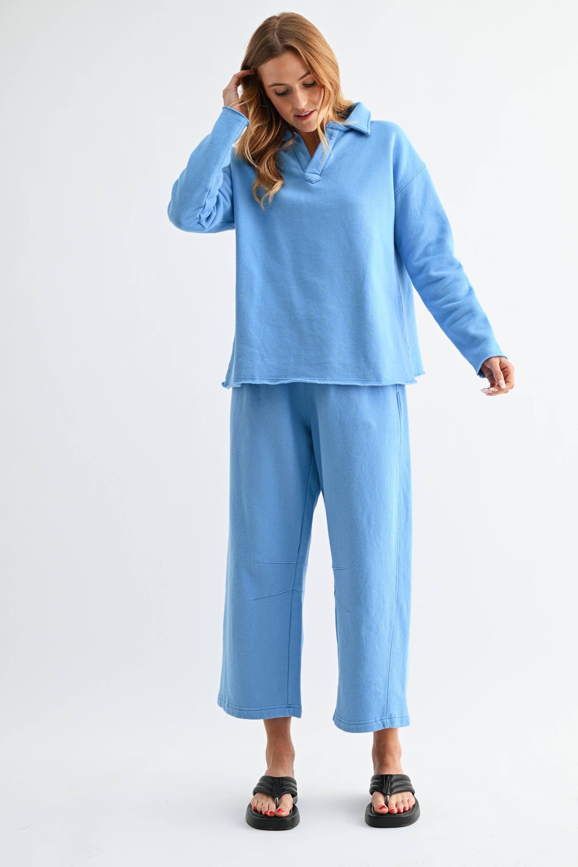 Mono B - Malibu Air Cotton Barrel Lounge Pants