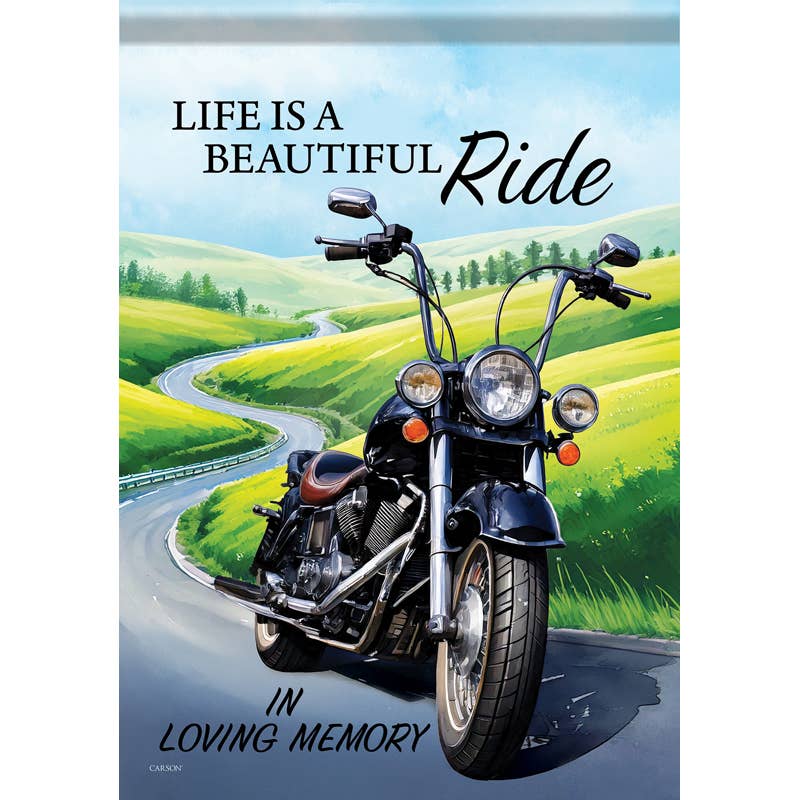 FlagTrends by Carson - "Beautiful Ride" Dura Soft™ Garden Flag