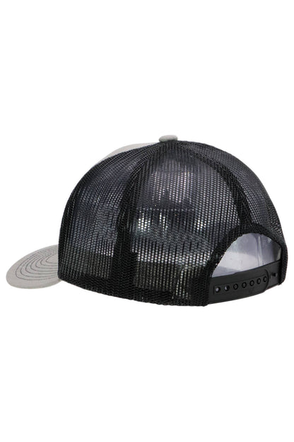 Cap Zone - Fire Dept Red Line American Flag Mesh Trucker Hat