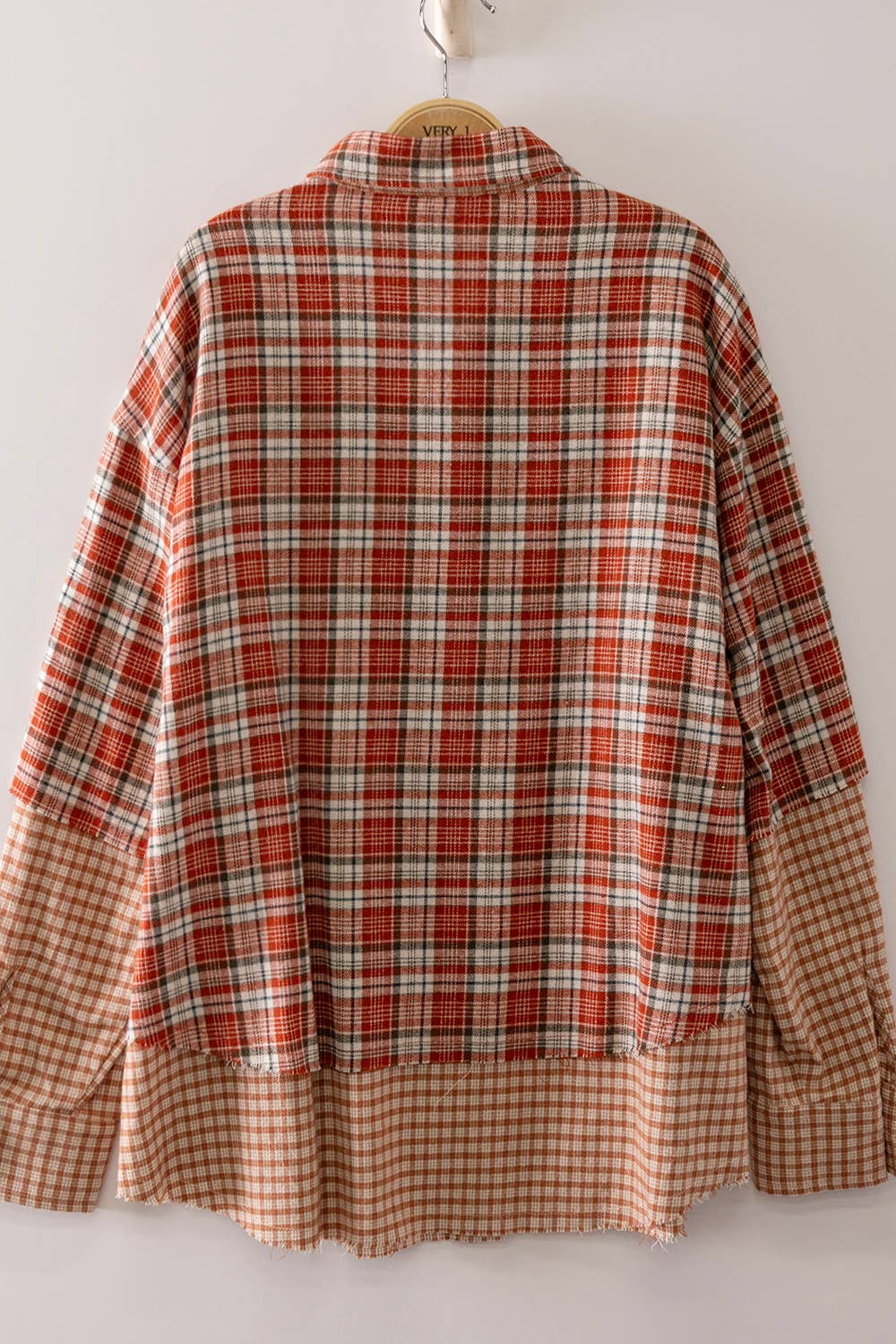 Amy Plaid Patchwork Shirt
