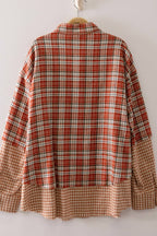 Amy Plaid Patchwork Shirt
