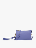 Jen & Co. - M013 Riley Monogrammable 3 Compartment Crossbody/Wristlet
