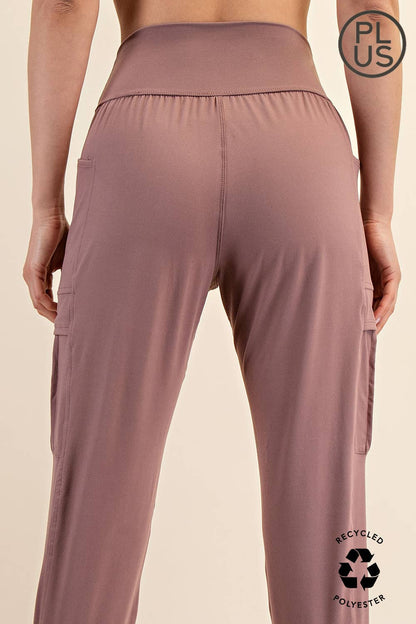 Rae Mode - PLUS SIZE BUTTER JOGGER WITH SIDE POCKETS