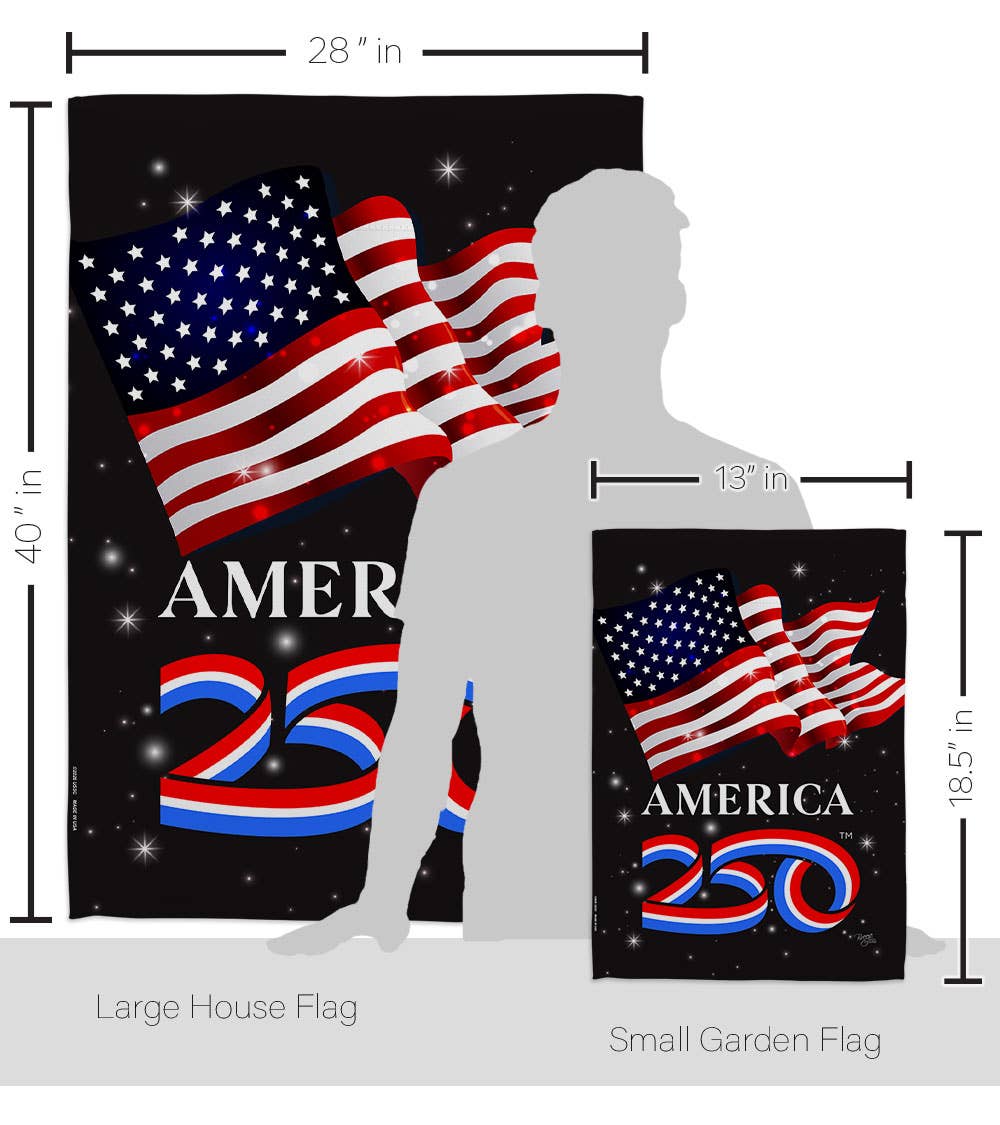 America 250 Flag American USA 250th Home Decor