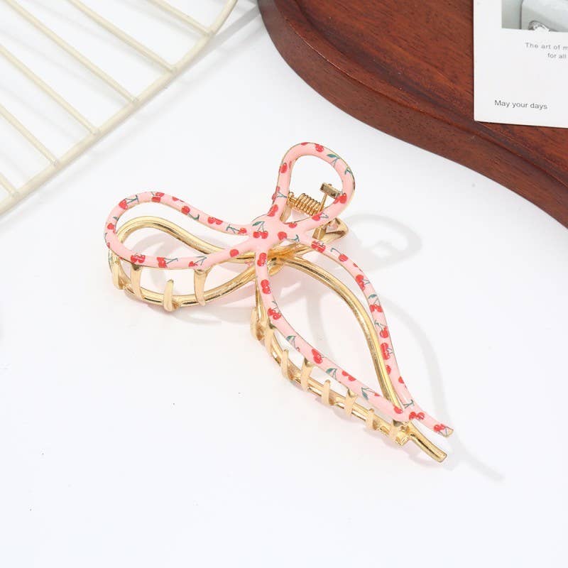 JOSSLYN by wall to wall - Whimsical Floral Coquette Clip Hair Claw Clips | 40H1101
