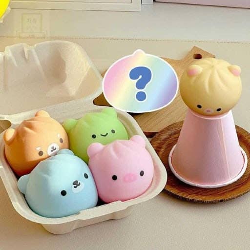 K-Wonderland - Random Animal Dumpling Squishy – Mystery Stress Toy