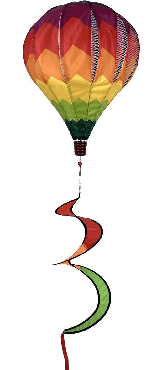 Briarwood Lane - Chevron Rainbow Deluxe Hot Air Balloon Spinner