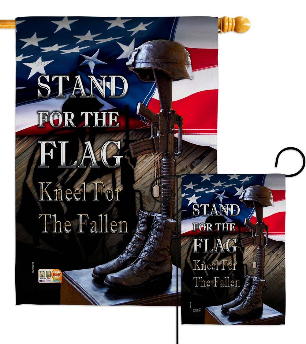 Two Group Flag Co - Stand For The Flag Armed Forces Military Service Decor Flag