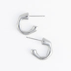 Howard's - Waterproof Earrings Bamboo C-Hoop in Gold & Stainless Steel