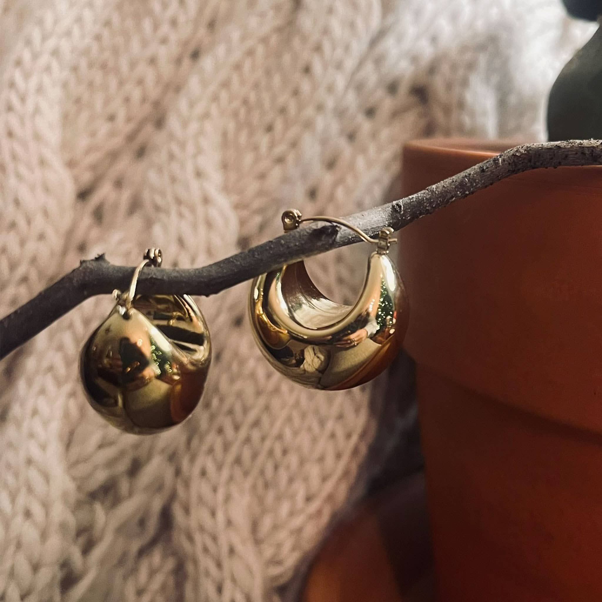 Howard's - Narelle Waterproof Bowl Hoop Earrings