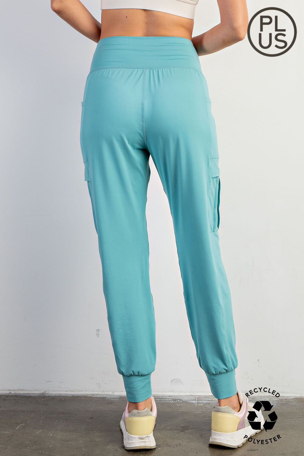 Rae Mode - PLUS SIZE BUTTER JOGGER WITH SIDE POCKETS