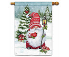 Christmas Gnome Standard Flag