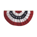 Pleated Fan Patriotic Bunting, 2' x 4'