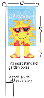 Crazy Leg Welcome Sun With Glasses