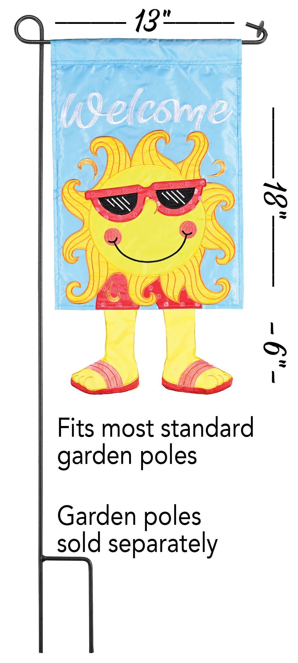Crazy Leg Welcome Sun With Glasses