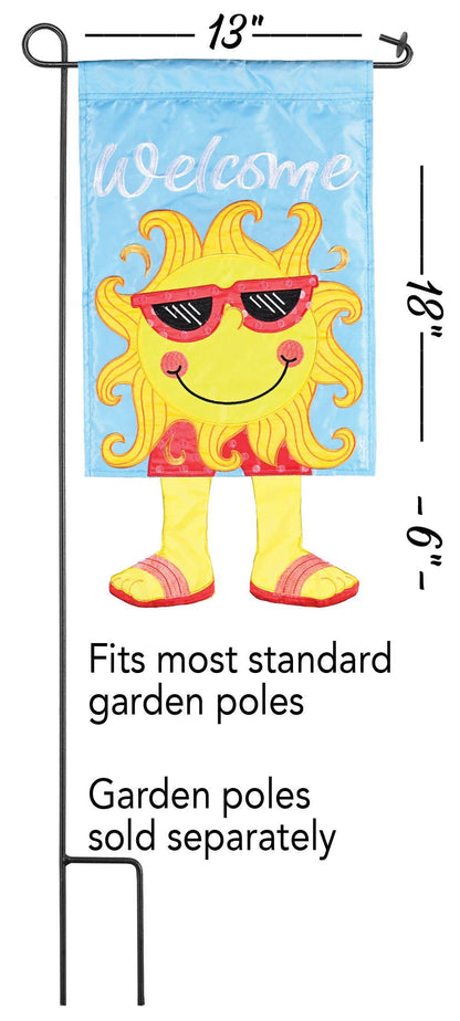 Crazy Leg Welcome Sun With Glasses