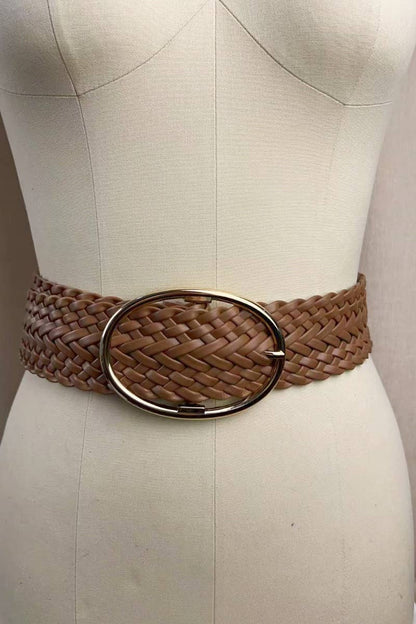Wide Braided Belt – Great for Dresses & Casual Outfits