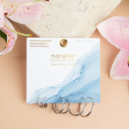 Howard's - Narelle Waterproof Classic Hoop Earring Trio