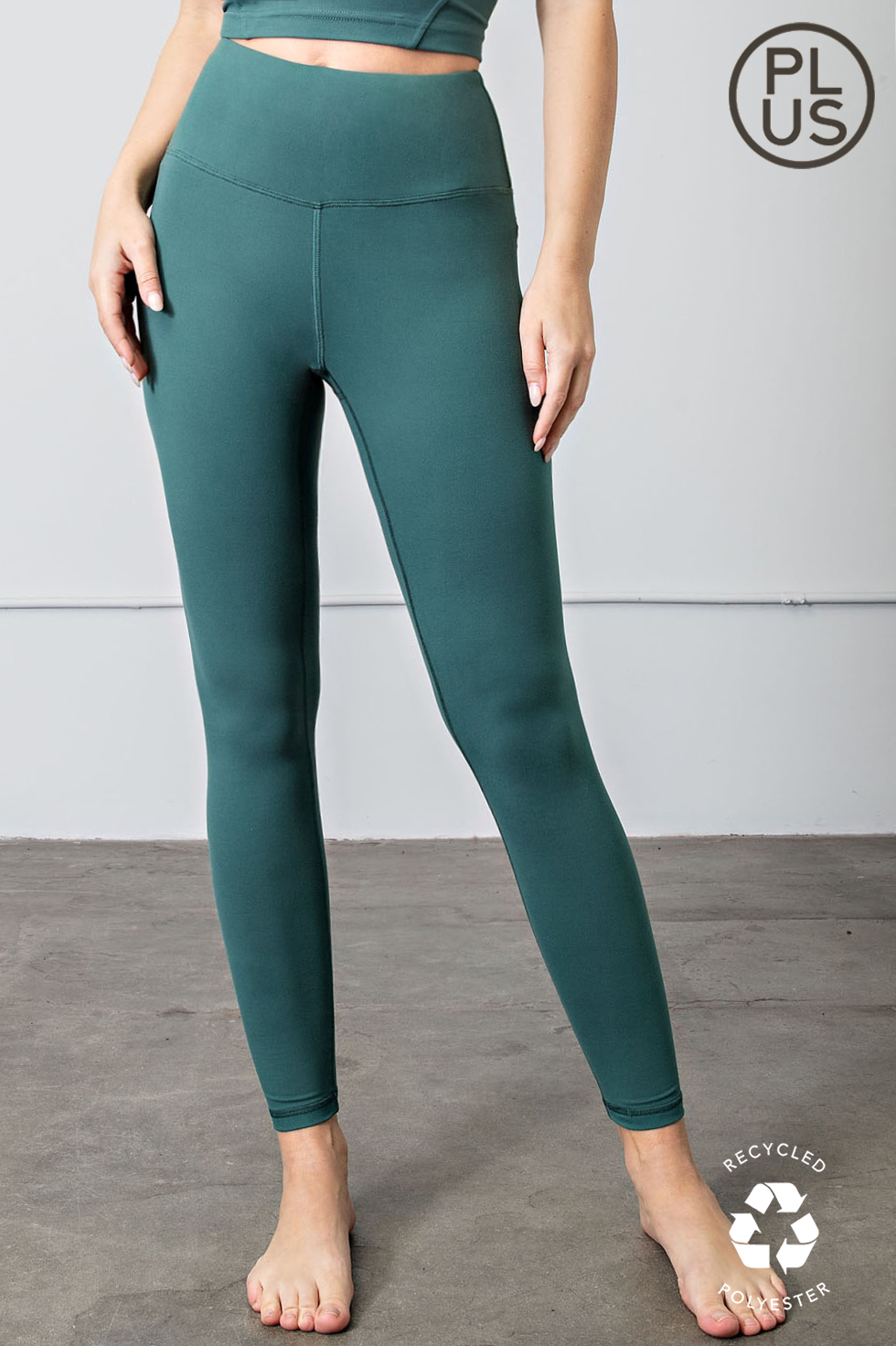 Rae Mode - PLUS SIZE BUTTER SOFT BASIC FULL LENGTH LEGGINGS