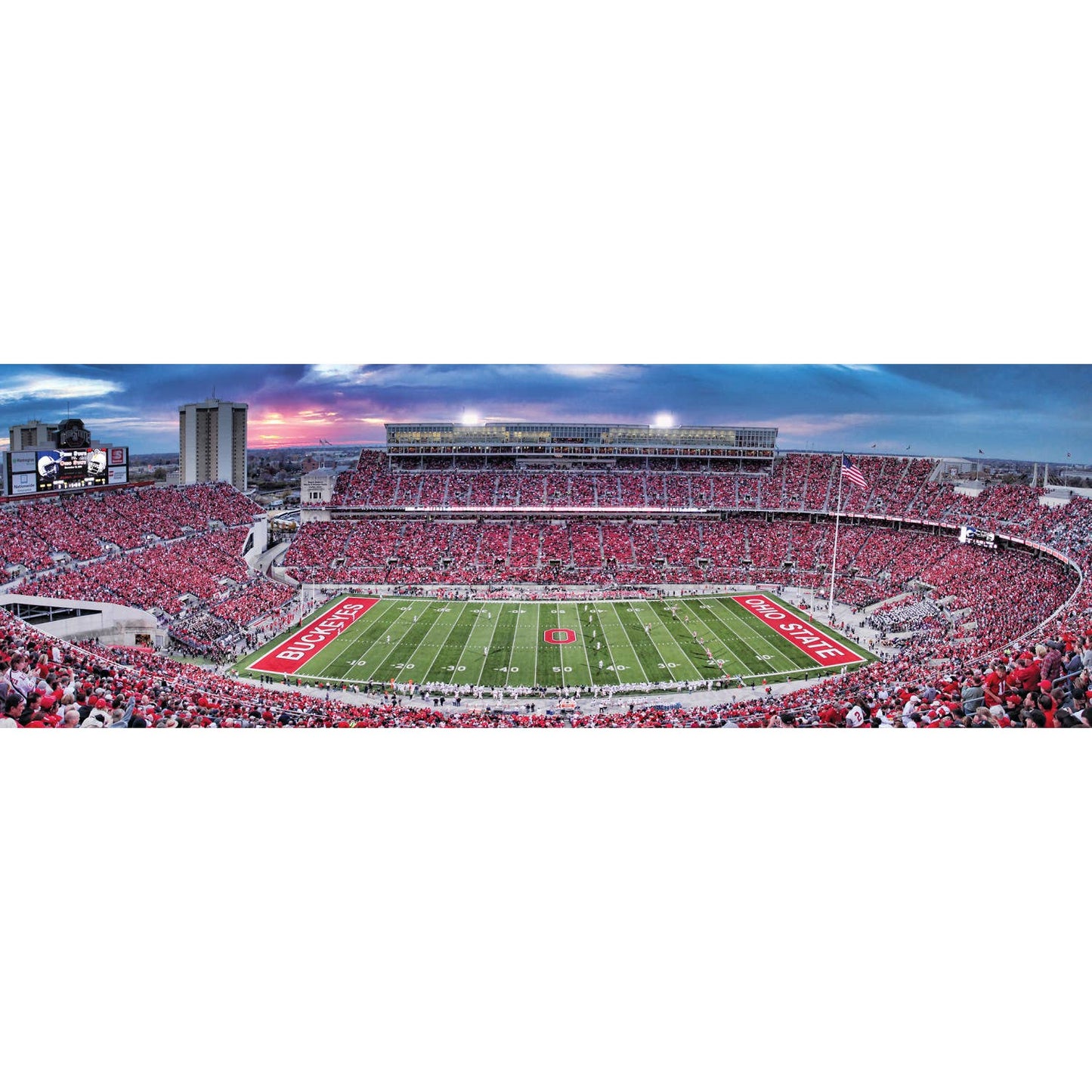 Masterpieces Puzzles - Ohio State Buckeyes NCAA 1000pc Panoramic Jigsaw Puzzle