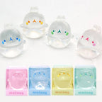 Molang Clear Mochi Squishy Figure Fidget Toy