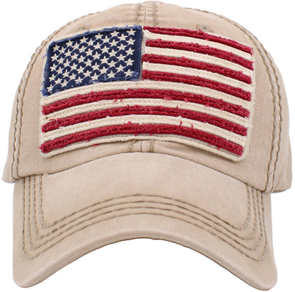 USA Flag Vintage Ballcap