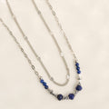 Howard's - Waterproof Necklace 15" Layer Lapis Station Jewelry Narelle