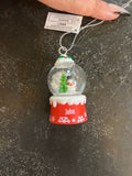 John Mini Snow Globe Ornament