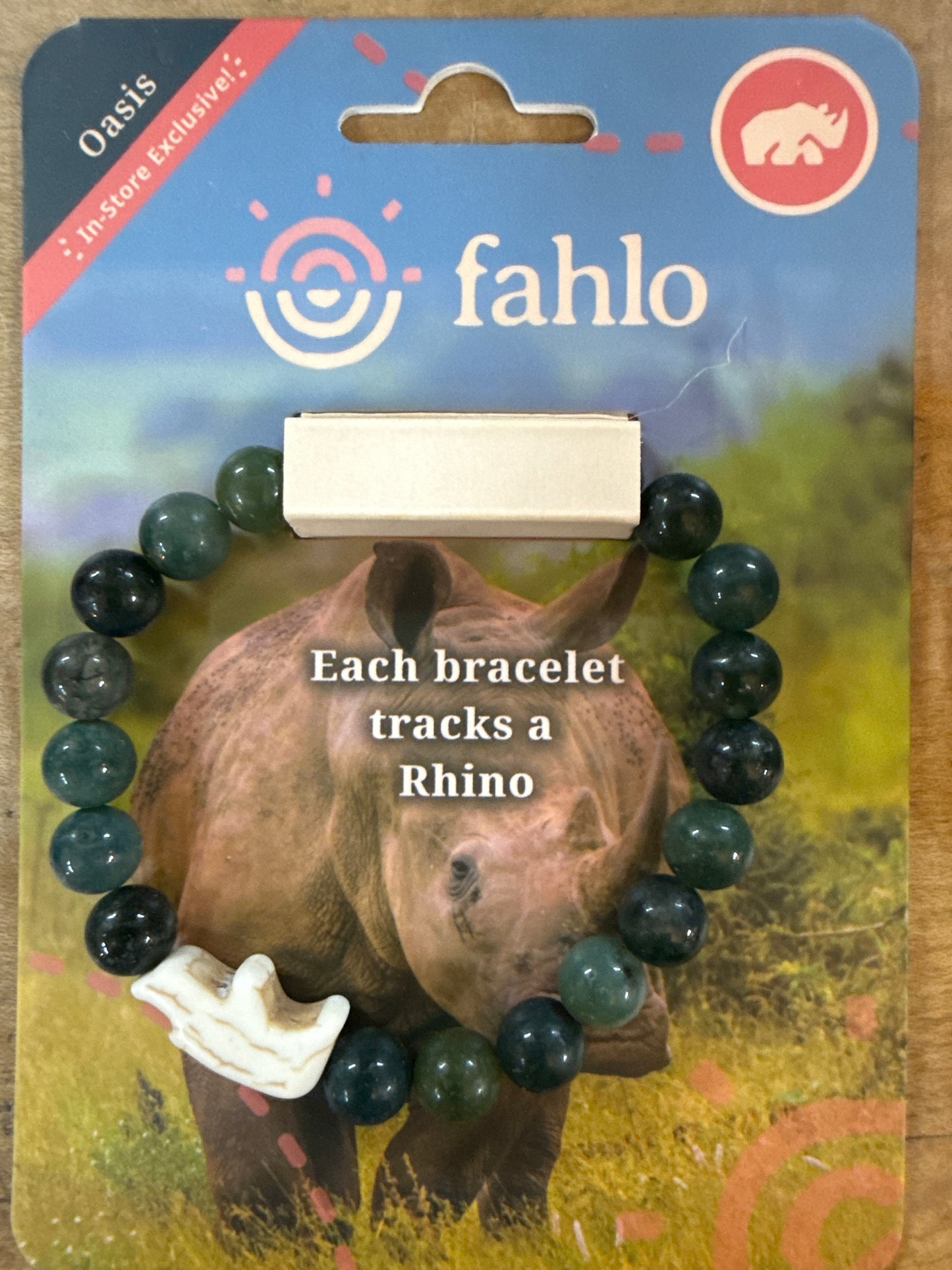 fahlo The Charge Bracelet Each bracelet tracks a rhino