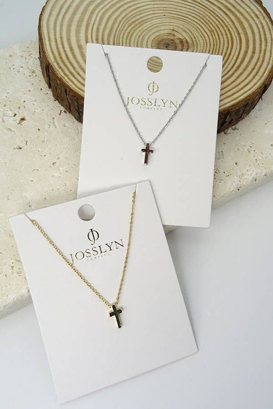 CLASSIC MINI CROSS NECKLACE |