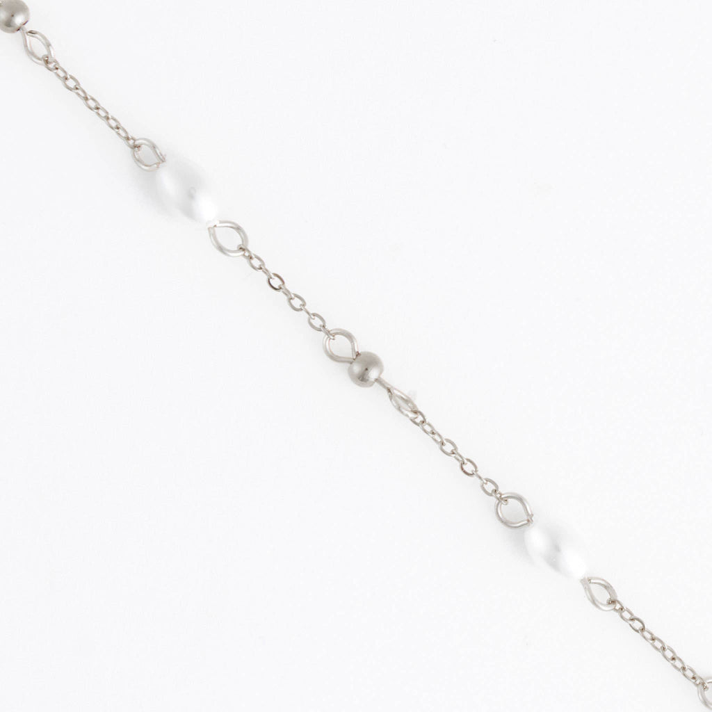 Howard's - Waterproof Necklace 18" Pearl & Bead Station Narelle