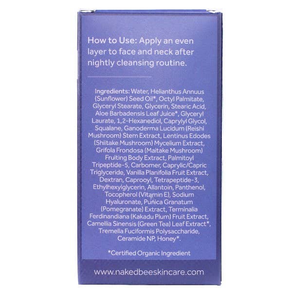 The Naked Bee - 1.7 oz. Embracing Aging Night Shift Face & Neck Cream