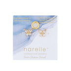Howard's - Waterproof Earrings Narelle Cubic Zirconia Butterfly Stud