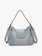 Leilani Twist-Lock Crossbody/Satchel w/ Adjustable Strap