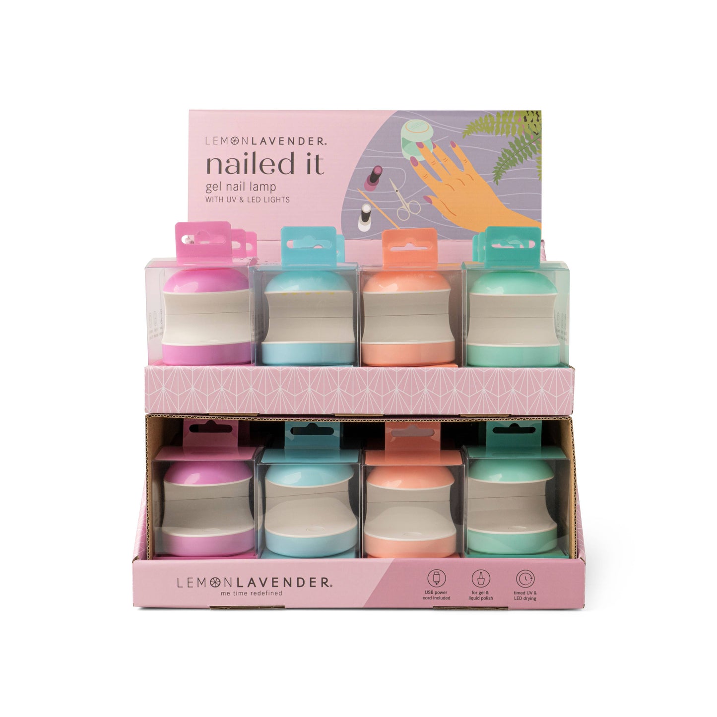 DM Merchandising - Lemon Lavender Nailed It Gel Nail Lamp