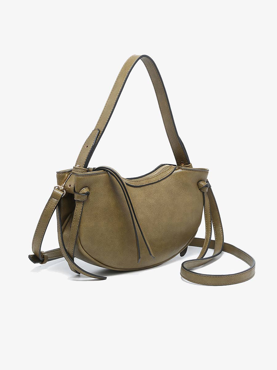 Jen & Co. - M2743 Donnatella Distressed Crossbody Bag