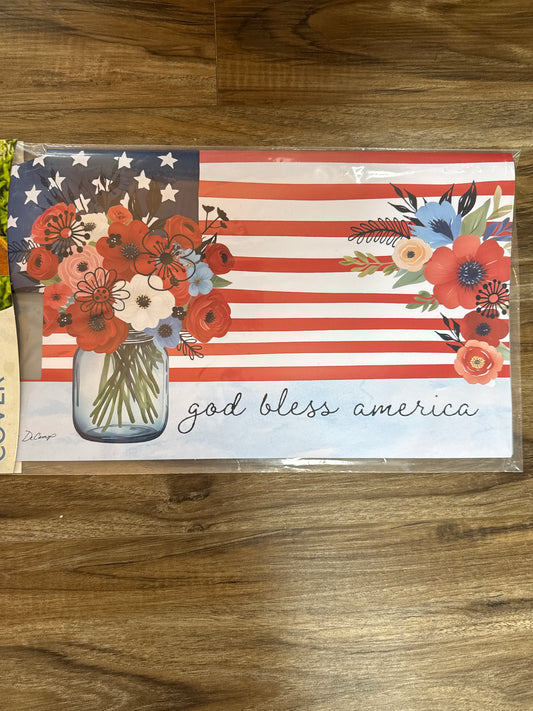 God Bless Mailbox Cover