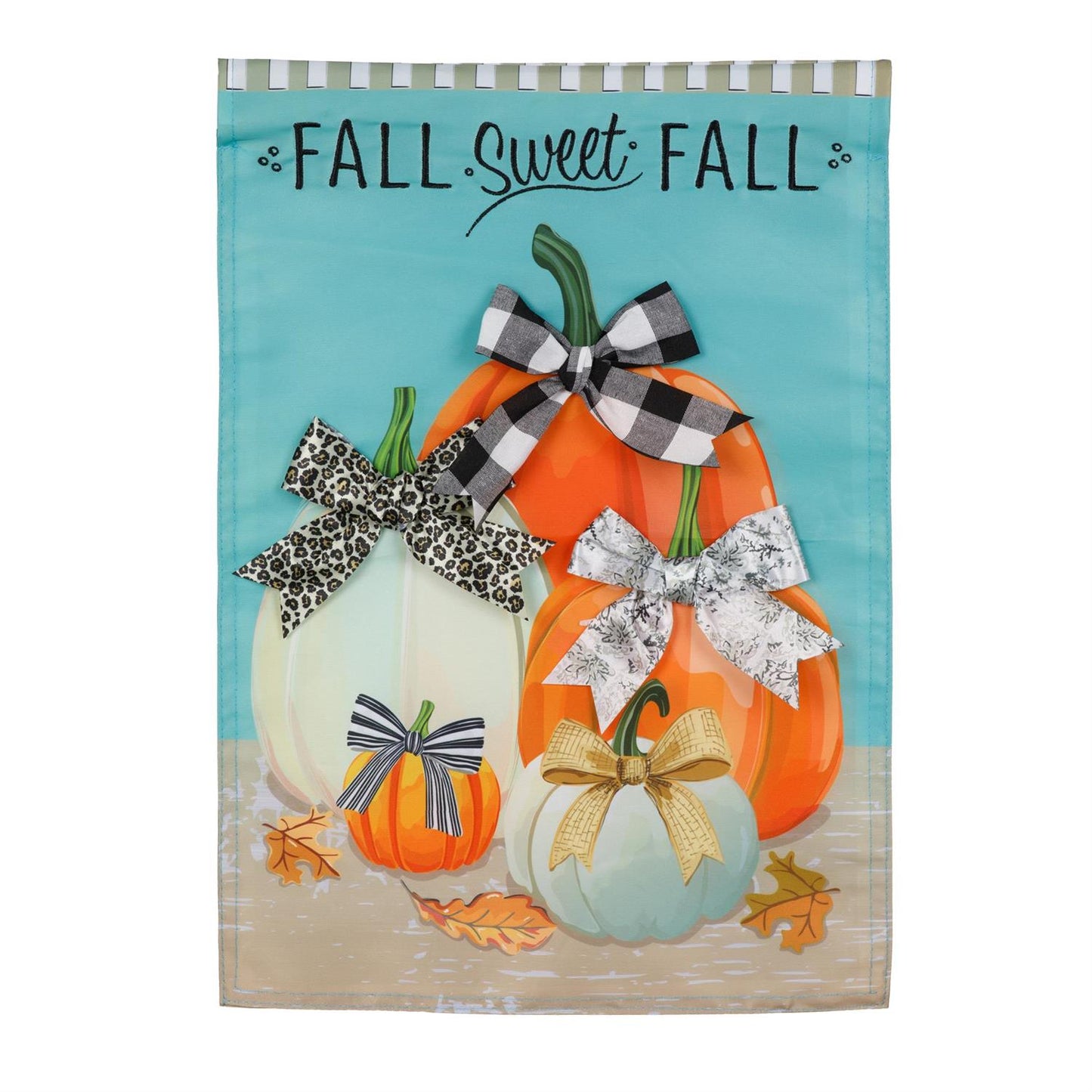 Fall Sweet Fall Applique Flag