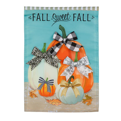 Fall Sweet Fall Applique Flag