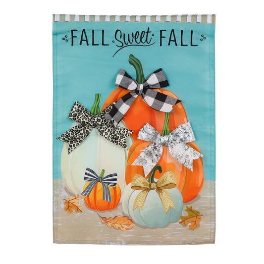 Fall Sweet Fall Applique Flag
