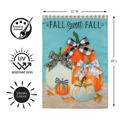 Fall Sweet Fall Applique Flag