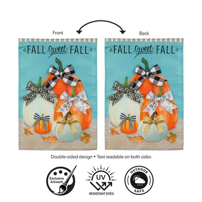 Fall Sweet Fall Applique Flag
