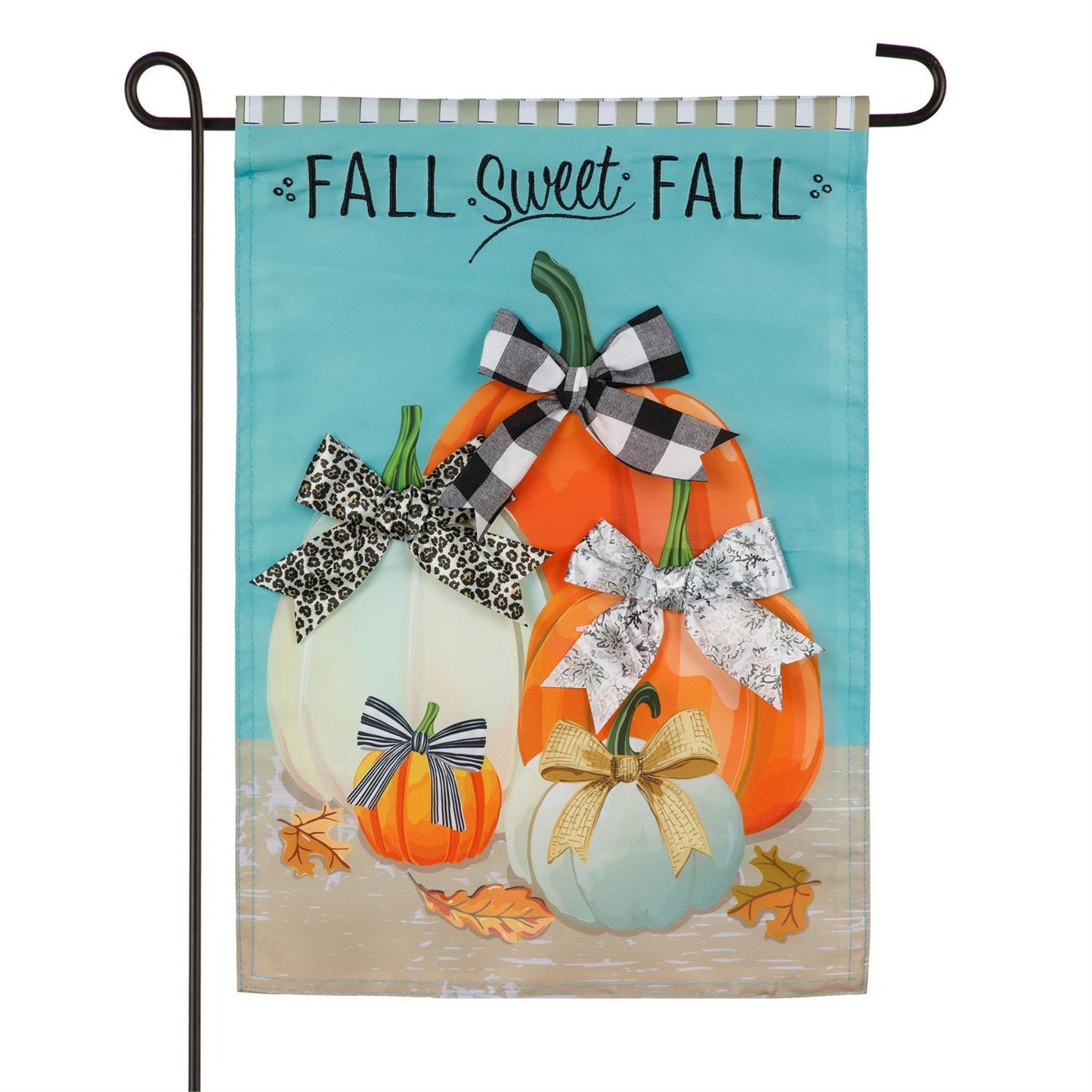Fall Sweet Fall Applique Flag