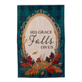 His Grace Falls On Us Applique Flag House
