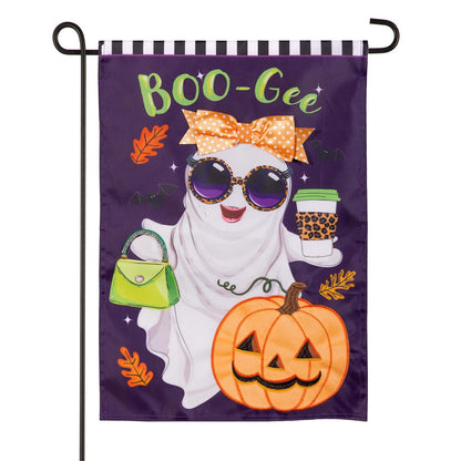 Boo-Gee Ghost Applique Flag