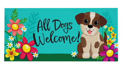 All Dogs Welcome Sassafras Switch Mat