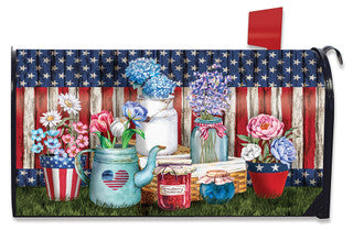American Picnic Large Mailbox Cover