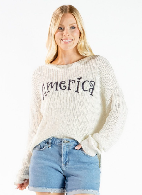 America Sweater Long Sleeve