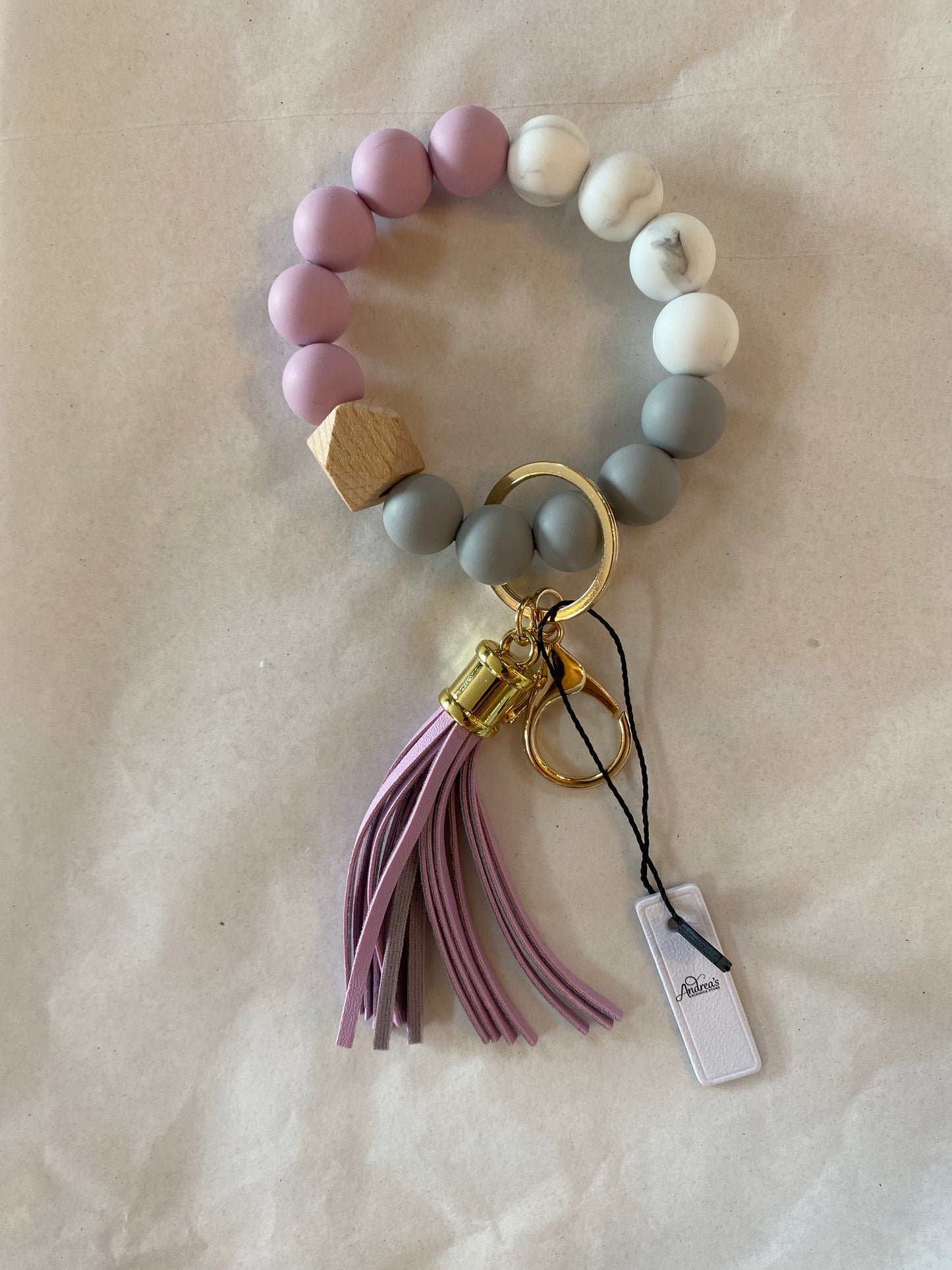 Colorful Soft Bead Keyring